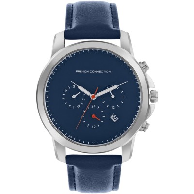 часовник,часовници,аксесоари,на,разпродажба,french,connection,connection,czar,blue,round,analog,watch,for,men,blue