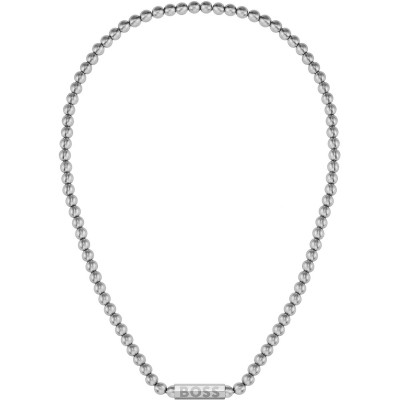 бижутерия,аксесоари,на,разпродажба,boss,men's,sphere,metal,necklace,stainless,steel,with,magnetic,closure,silver