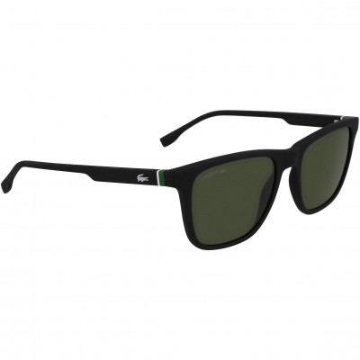 lacoste,men,s,modified,rectangle,sunglasses,matte,black
