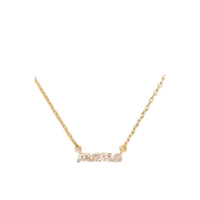 аксесоари,на,разпродажба,kate,spade,women's,mama,pendant,necklace,clear,gold