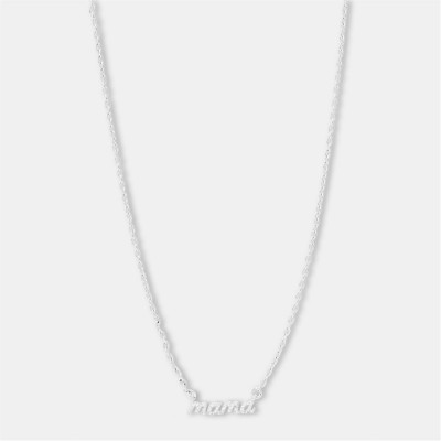 аксесоари,на,разпродажба,kate,spade,women's,mama,pendant,necklace,clear,silver