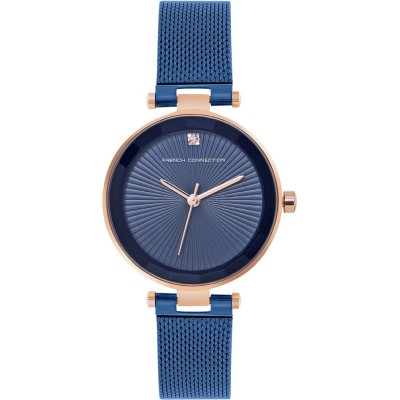 часовник,часовници,аксесоари,на,разпродажба,french,connection,connection,haven,blue,round,analog,watch,for,women,blue