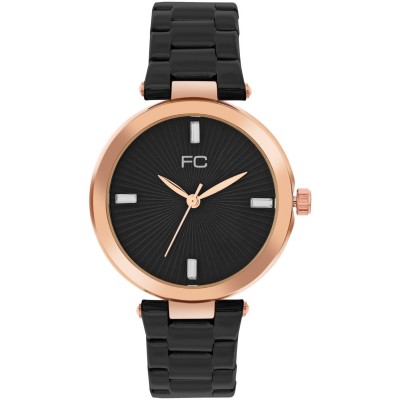 часовник,часовници,аксесоари,на,разпродажба,french,connection,connection,haven,black,round,analog,watch,for,women,black