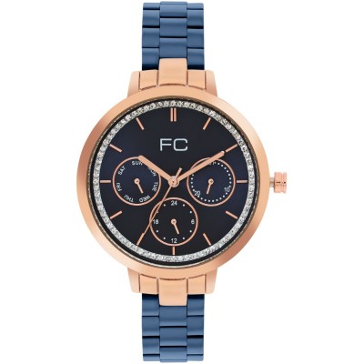 часовник,часовници,аксесоари,на,разпродажба,french,connection,connection,cornelia,blue,round,analog,watch,for,women,blue