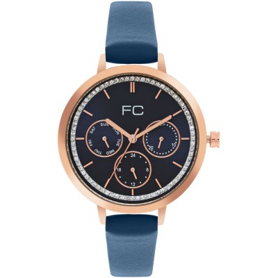 часовник,часовници,аксесоари,на,разпродажба,french,connection,connection,cornelia,blue,round,analog,watch,for,women,blue