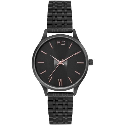 часовник,часовници,аксесоари,на,разпродажба,french,connection,connection,aiko,black,round,analog,watch,for,women,black