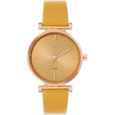 часовник,часовници,аксесоари,на,разпродажба,french,connection,connection,claire,mustard,round,analog,watch,for,women,mustard