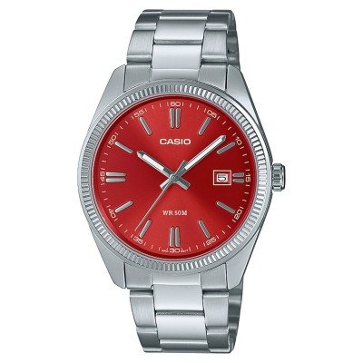 други,аксесоари,часовници,casio,casio,vintage,mtp,1302pd,red