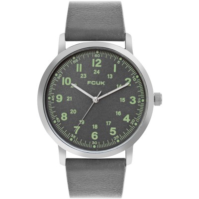 часовник,часовници,аксесоари,на,разпродажба,fcuk,analog,watch,for,men,grey