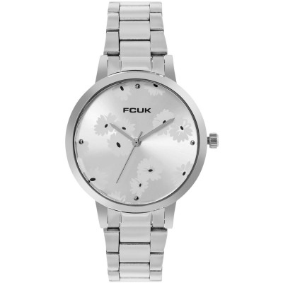 часовник,часовници,аксесоари,на,разпродажба,fcuk,analog,watch,for,women,silver