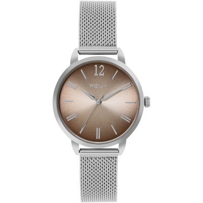 часовник,часовници,аксесоари,на,разпродажба,fcuk,analog,watch,for,women,brown