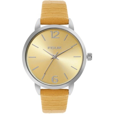 дамски,часовник,часовници,аксесоари,на,разпродажба,fcuk,analog,womens,watch,yellow
