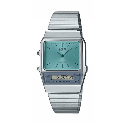 часовници,casio,casio,vintage,aq,800ec,silver,blue