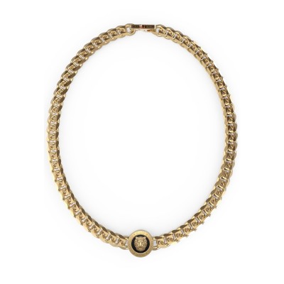 бижутерия,guess,men's,21'',lion,coin,chain,necklace,metallics
