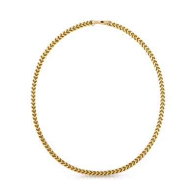 бижутерия,guess,men's,21,inch,foxtail,chain,necklace,metallics