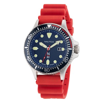 часовници,аксесоари,на,разпродажба,nautica,nautica,dial,strap,sn99,red