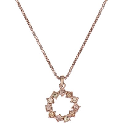 бижутерия,ted,baker,cresar,crystal,hoop,pendant,necklace,rose,gold,pink