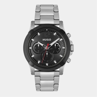 мъжки,часовник,часовници,hugo,hugo,impress,for,him,bracelet,watch,mens,black