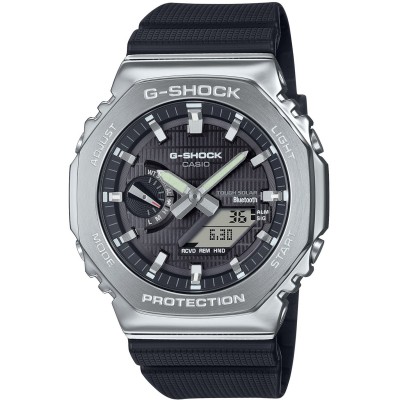 часовник,часовници,аксесоари,на,разпродажба,g,shock,men's,bluetooth,solar,stainless,steel,digital,watch,black,silver