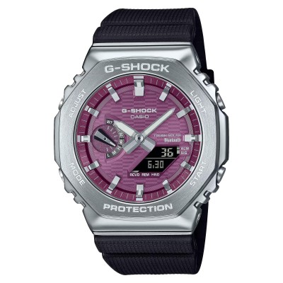 часовник,часовници,g,shock,men,s,bluetooth,solar,stainless,steel,digital,watch,mauve,black