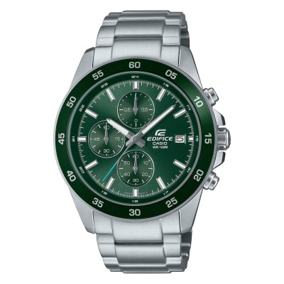часовник,часовници,casio,efr,526d,3avuef,watch,green,silver