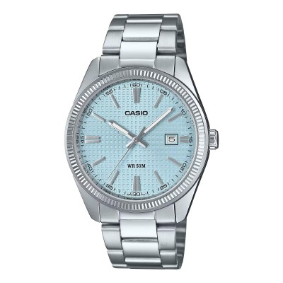 casio,men,s,stainless,steel,digital,watch,blue,silver