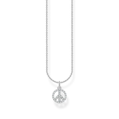 аксесоари,на,разпродажба,thomas,sabo,peace,necklace,silver