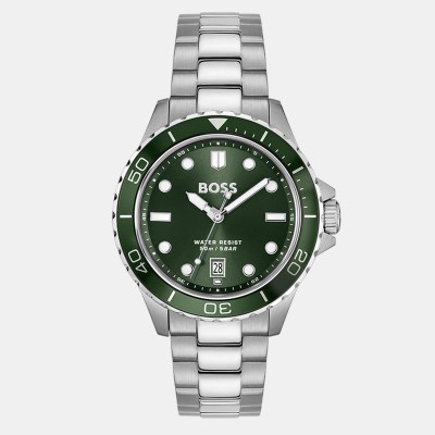 часовник,часовници,бижутерия,аксесоари,на,разпродажба,boss,gents,boss,troper,sport,bracelet,watch,silver