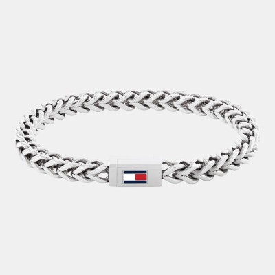 tommy,hilfiger,men,s,chain,bracelet,silver
