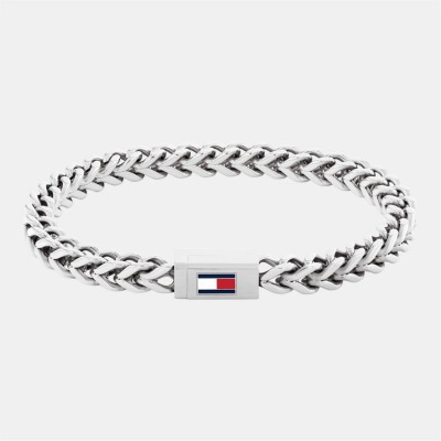 аксесоари,на,разпродажба,tommy,hilfiger,tommy,hilfiger,men&#8217;s,chain,bracelet,silver