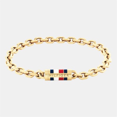 аксесоари,на,разпродажба,tommy,hilfiger,tommy,hilfiger,men&#8217;s,chain,bracelet,gold