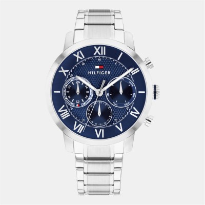 часовник,бижутерия,часовници,tommy,hilfiger,mens,th,oxford,watch,silver