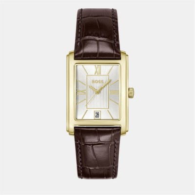 часовник,бижутерия,часовници,boss,gents,boss,principle,dress,watch,brown