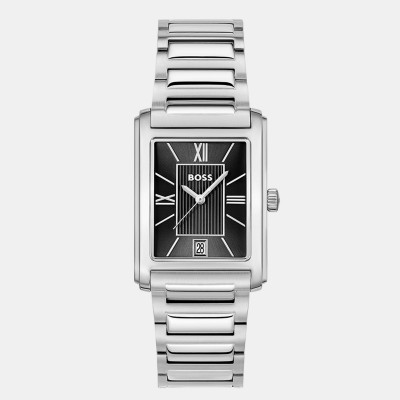 часовник,бижутерия,часовници,boss,gents,boss,principle,dress,watch,silver