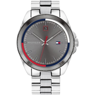 часовник,часовници,tommy,hilfiger,colour,blocked,bracelet,watch,silver,grey