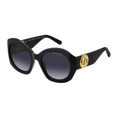 marc,jacobs,women,s,round,sunglasses,black,gold