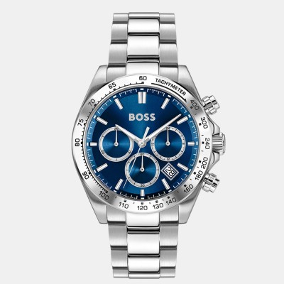 boss,gents,boss,hero,2,0,chrono,stainless,steel,watch,blue,silver