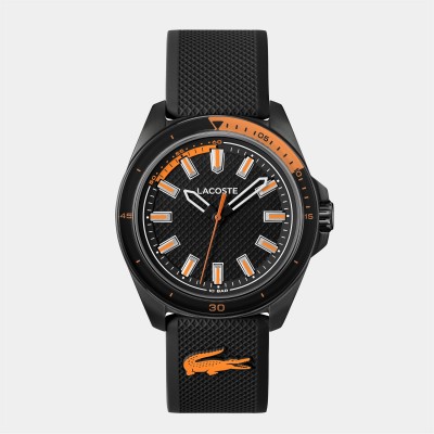 lacoste,mens,capbreton,watch,black