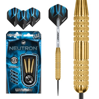 winmau,neutron,brass,darts,gold,black