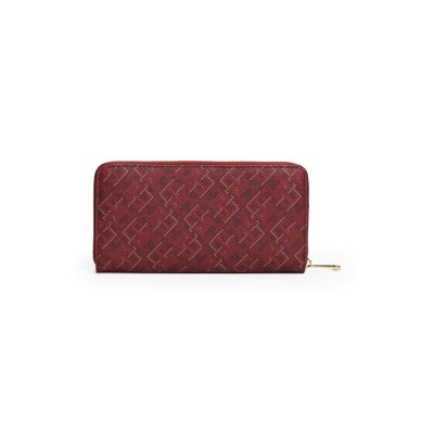 портмоне,всички,чанти,tommy,hilfiger,zip,around,monogram,purse,rouge