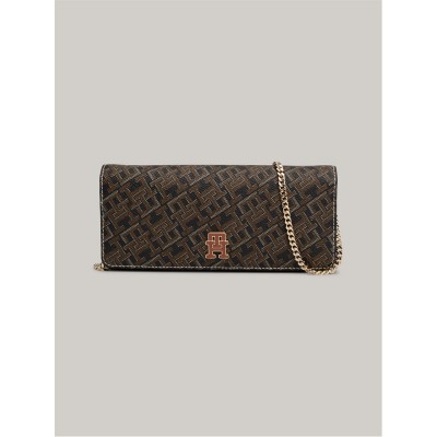 всички,чанти,аксесоари,на,разпродажба,tommy,hilfiger,monogram,chain,bag,black,tan