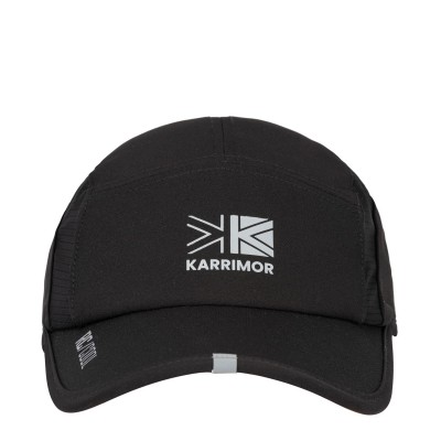 шапка,плажни,шапки,всички,фитнес,аксесоари,аксесоари,за,бягане,karrimor,sun,blocking,race,cap,black