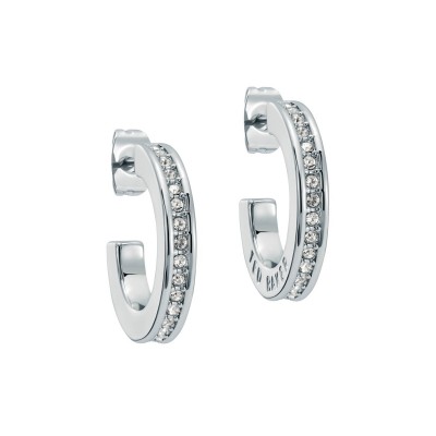 бижутерия,ted,baker,sinliaa,crystal,hoop,earrings,silver,crystal