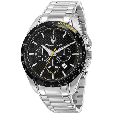 часовник,часовници,аксесоари,на,разпродажба,maserati,stainless,steel,sports,analogue,quartz,watch,silver,black