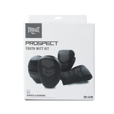 боксови,ръкавици,боксови,сакове,everlast,youth,prospect,boxing,starter,kit,black,grey