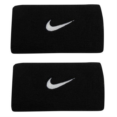 разпродажба,nike,фитнес,кърпи,и,ленти,за,глава,всички,фитнес,аксесоари,скуош,скуош,аксесоари,nike,double,wrist,band,black,white