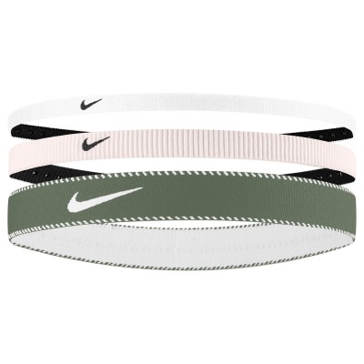 диадема,всички,шапки,плажни,шапки,разпродажба,nike,всички,фитнес,аксесоари,скуош,скуош,аксесоари,nike,flex,mixed,width,headbands,(3,pack),pink,army,white