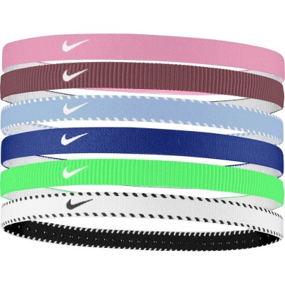 диадема,всички,шапки,всички,фитнес,аксесоари,скуош,nike,flex,headbands,6,pack,pink,rise