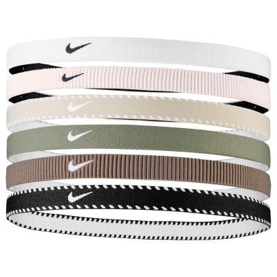 диадема,плажни,шапки,разпродажба,nike,спорт,в,училище,всички,фитнес,аксесоари,скуош,скуош,аксесоари,nike,flex,headbands,(6,pack),wht,army,black