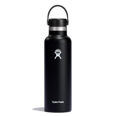 бутилки,за,вода,къмпинг,hydro,flask,hydroflask,21oz,standard,mouth,black